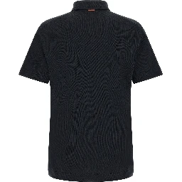 Blue Cotton Polo Shirt