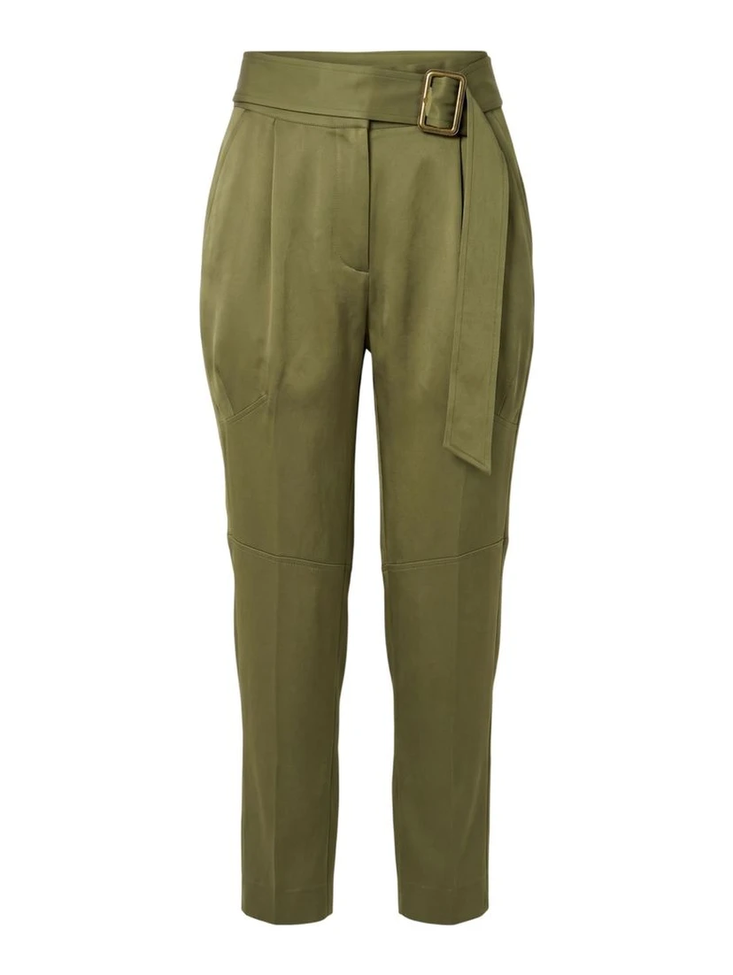 Green Viscose Women Pants