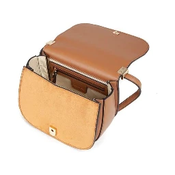 Black Polyester Crossbody Bag