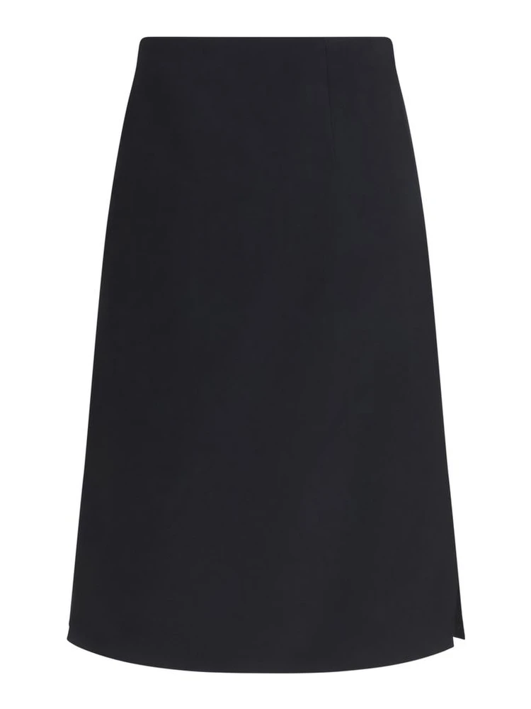 Black Wool Oves Aries Midi Skirt alternative