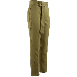 Green Viscose Women Pants
