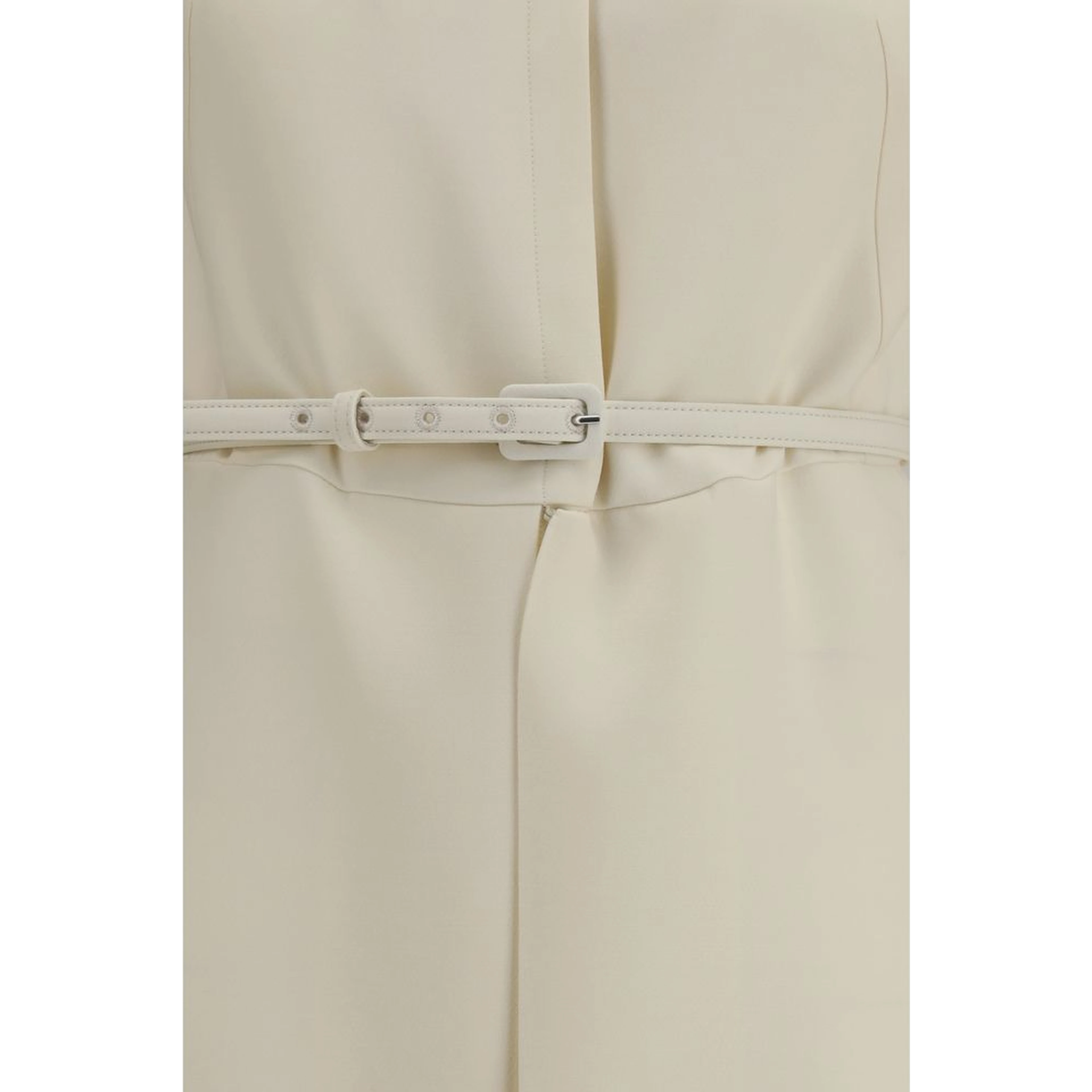 Beige Wool Oves Aries Casual Dress