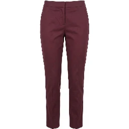 Red Cotton Women Pants