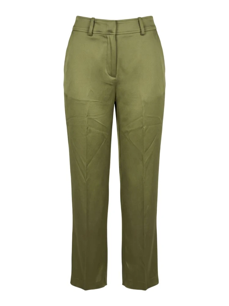 Green Viscose Women Pants