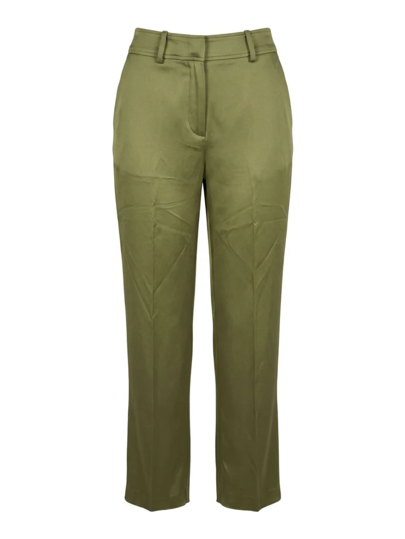 Green Viscose Women Pants