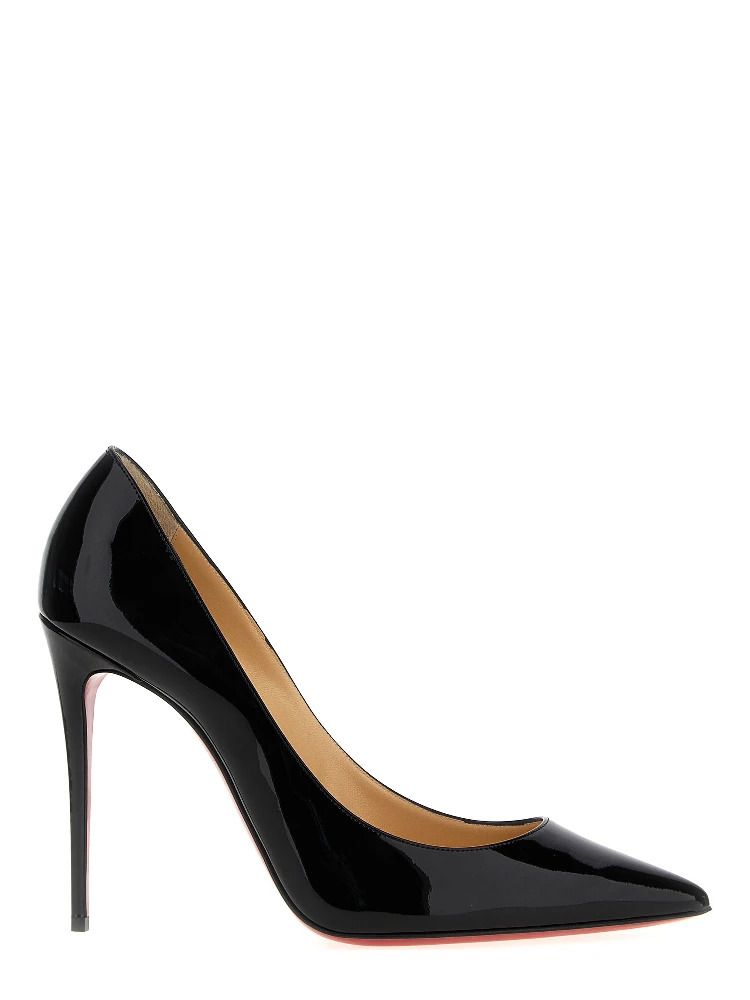 Black Calfskin High Heel Pumps