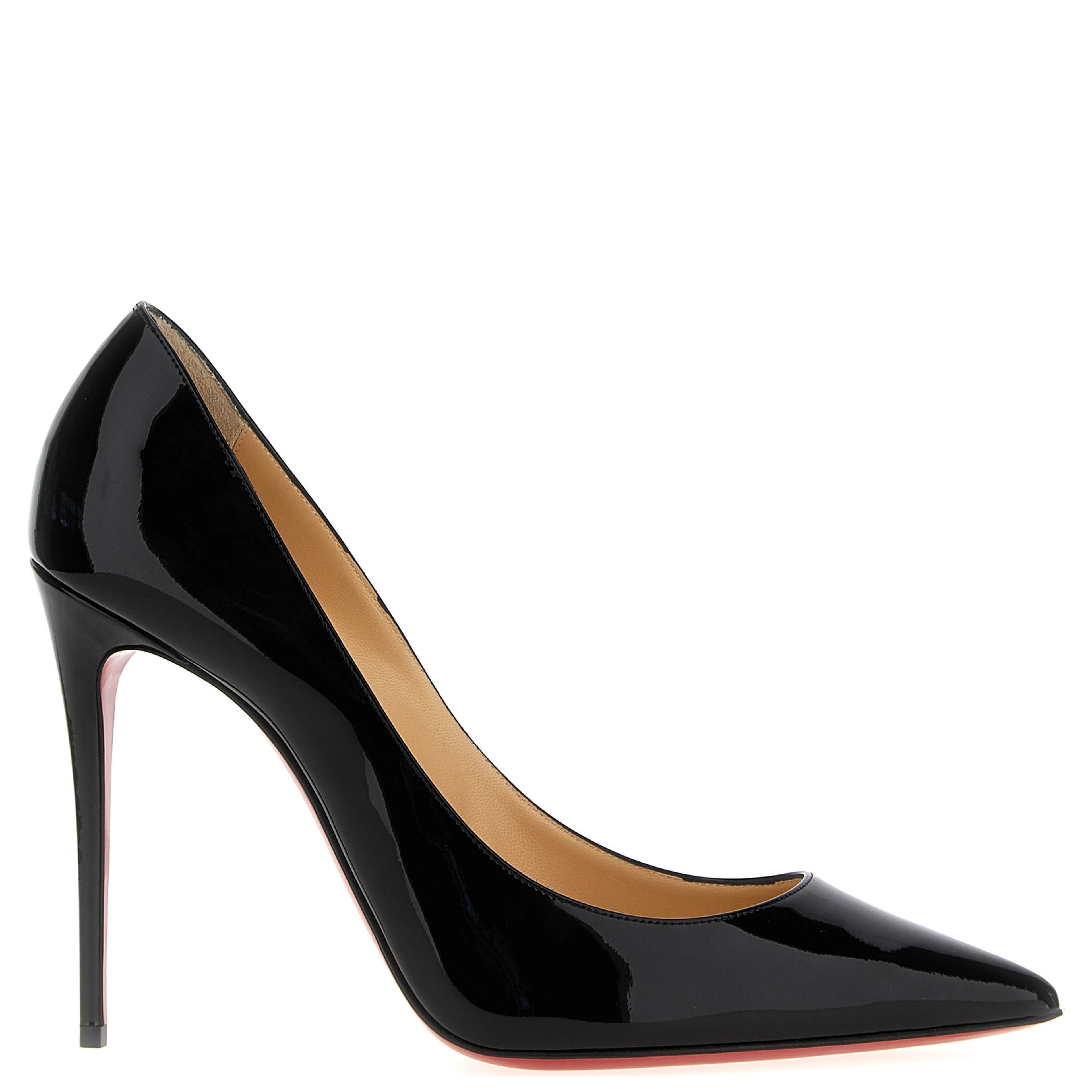 Black Calfskin High Heel Pumps