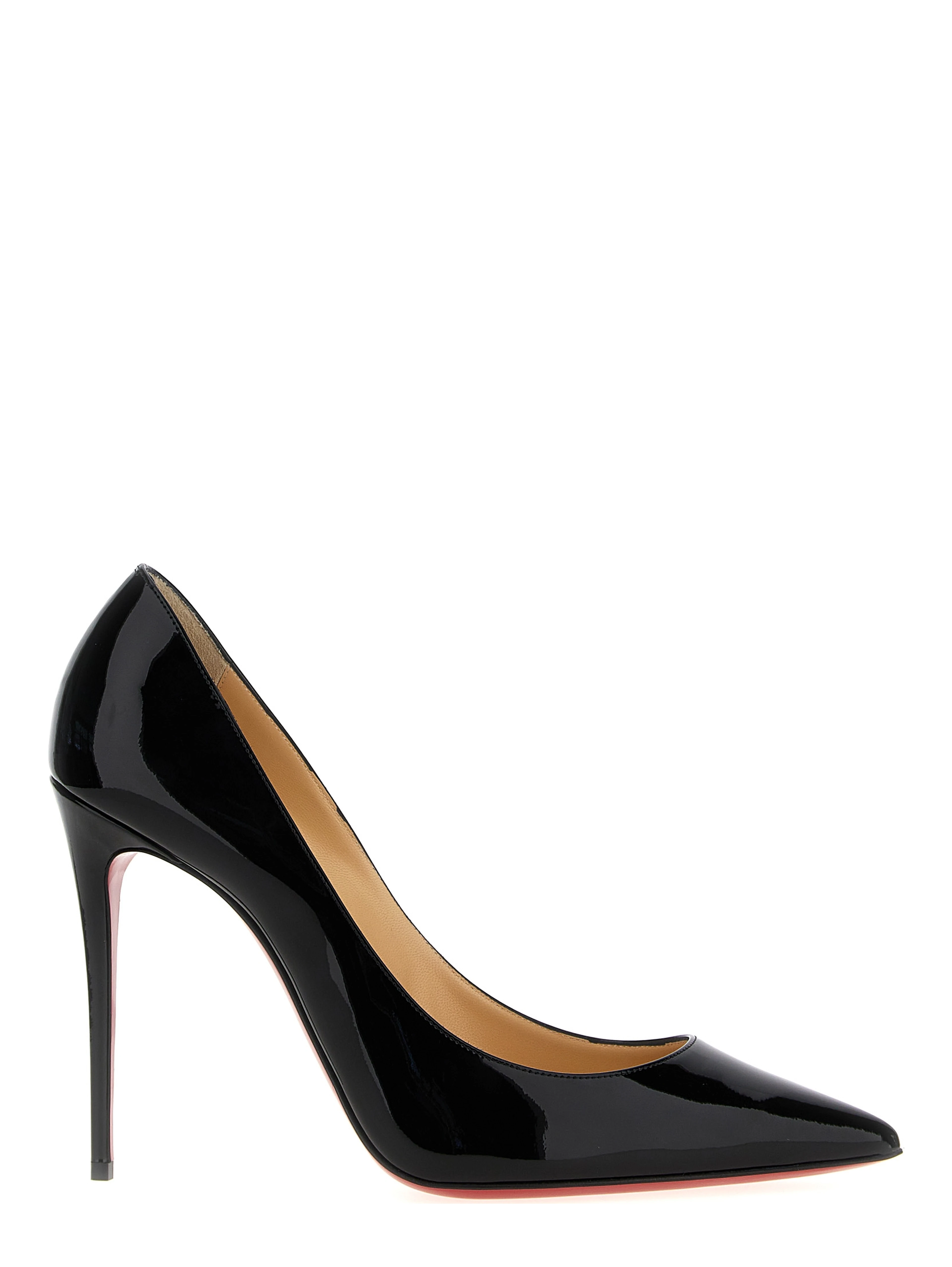 Black Calfskin High Heel Pumps