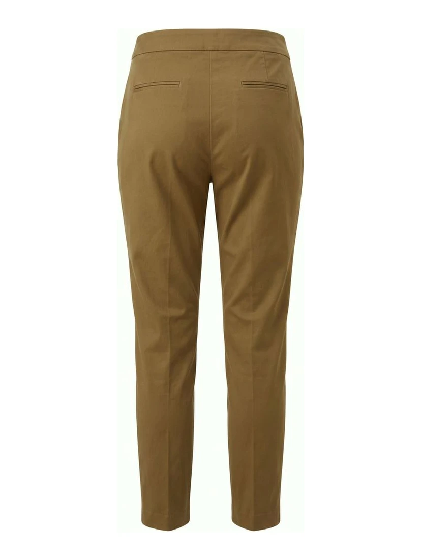 Brown Cotton Women Pants