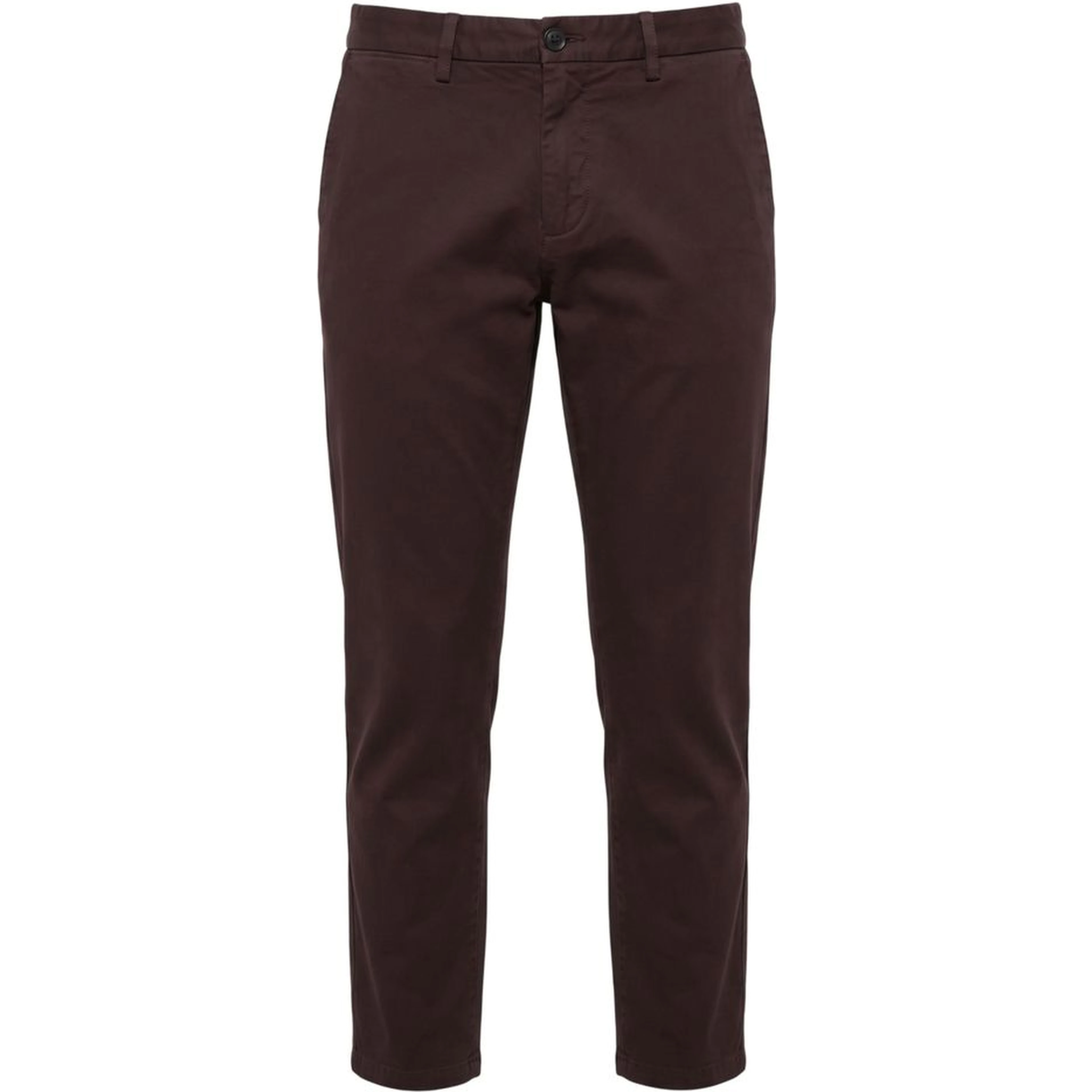 Brown Cotton Men's Pants