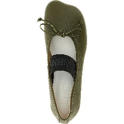 Bicolor Lambskin Ballet Flats