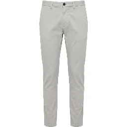 Grey Cotton Men Pants