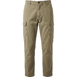 Green Cotton Men Pants