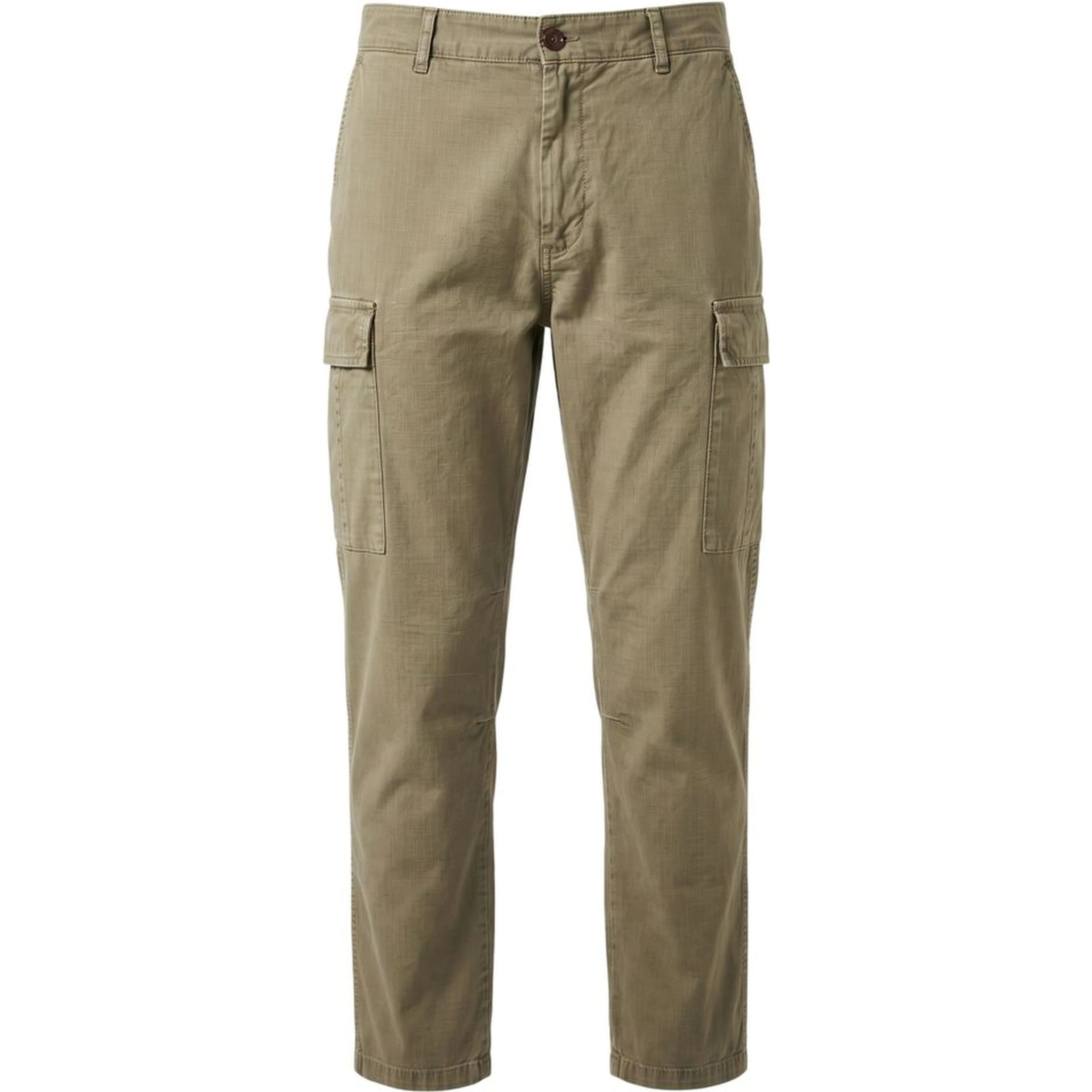 Green Cotton Men Pants