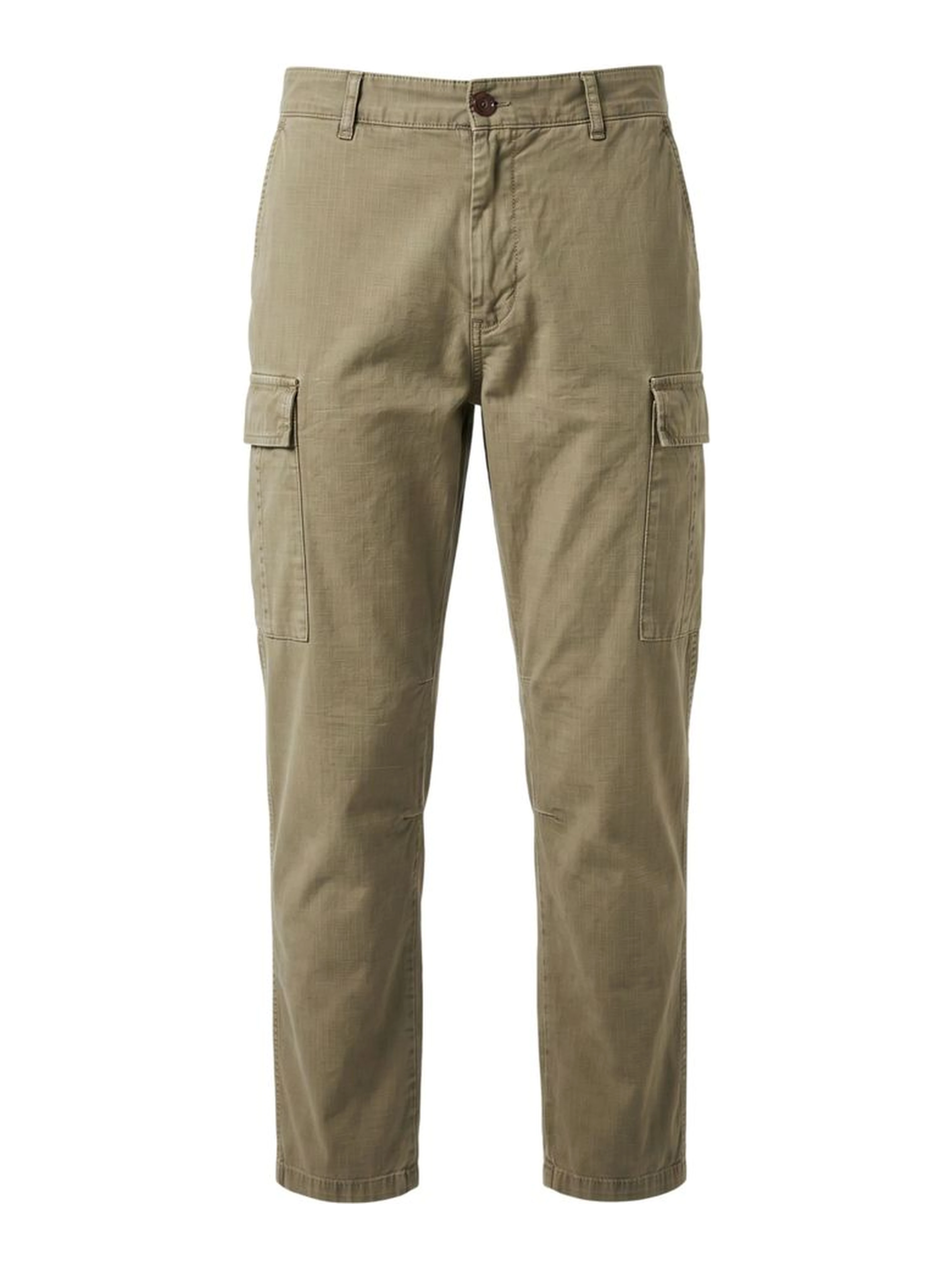 Green Cotton Men Pants
