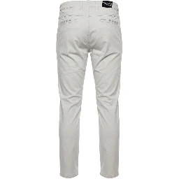 Grey Cotton Men Pants