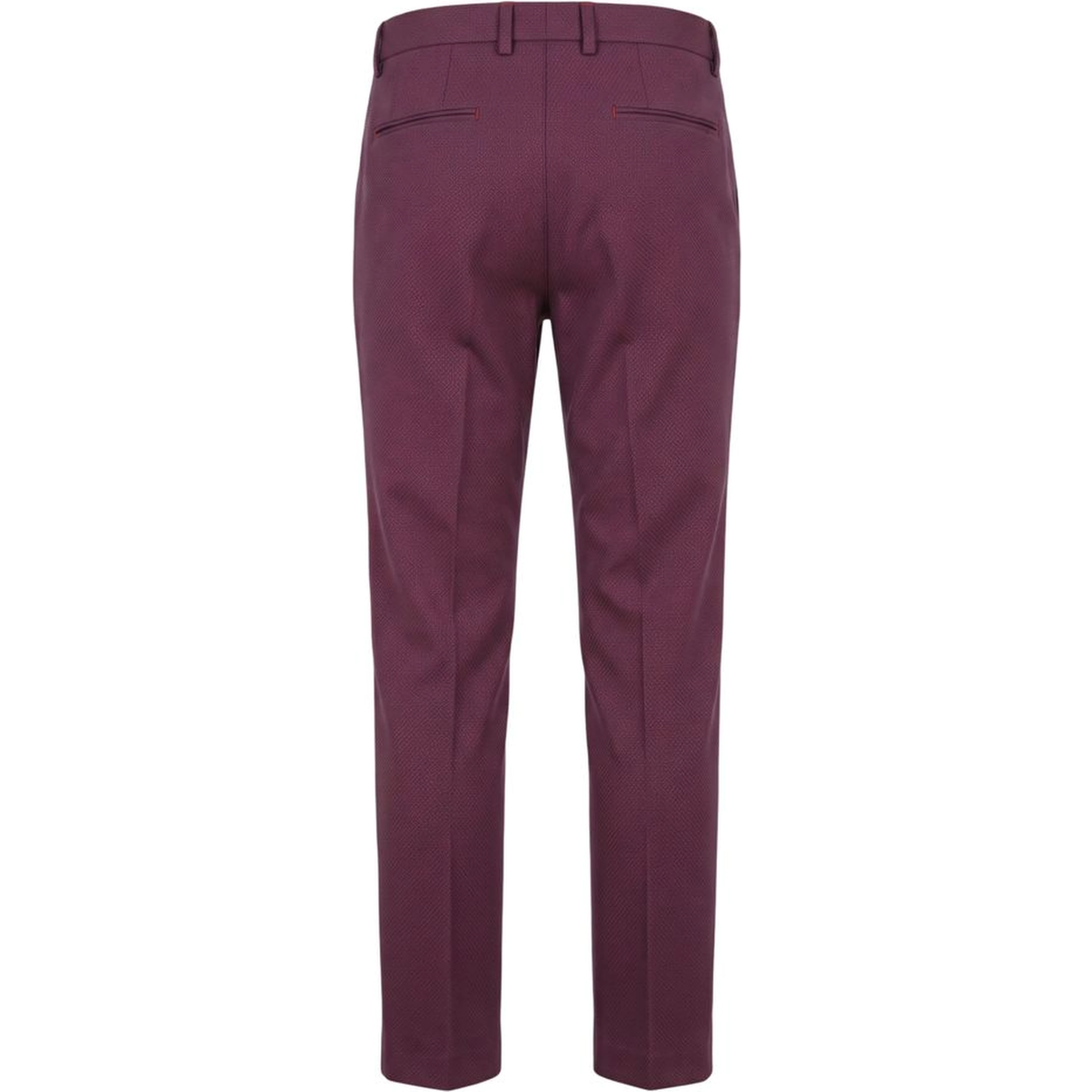Red Cotton Men Pants
