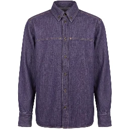 Purple Cotton Men's Jacket