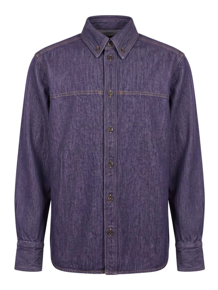 Purple Cotton Men's Jacket