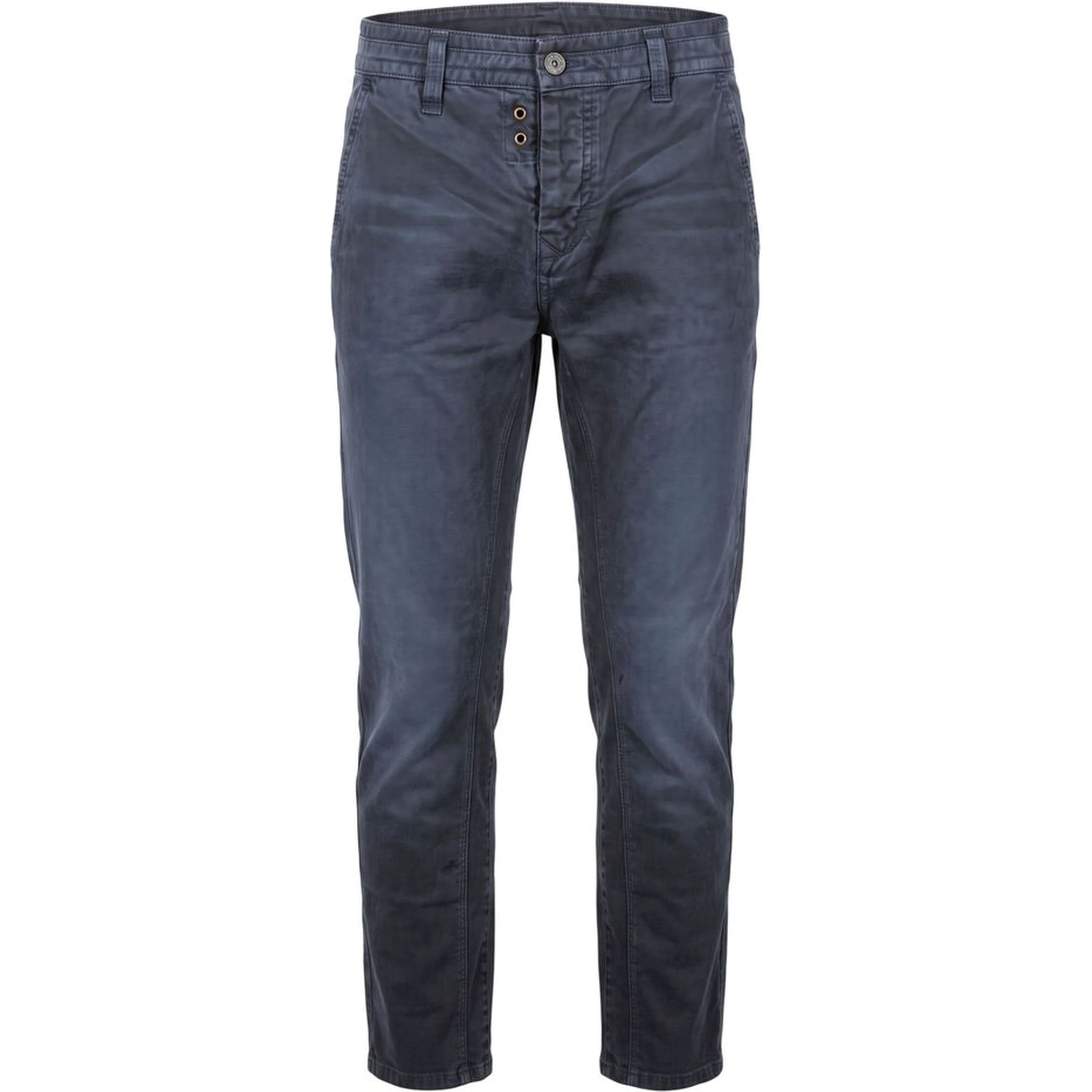 Blue Cotton Men Pant