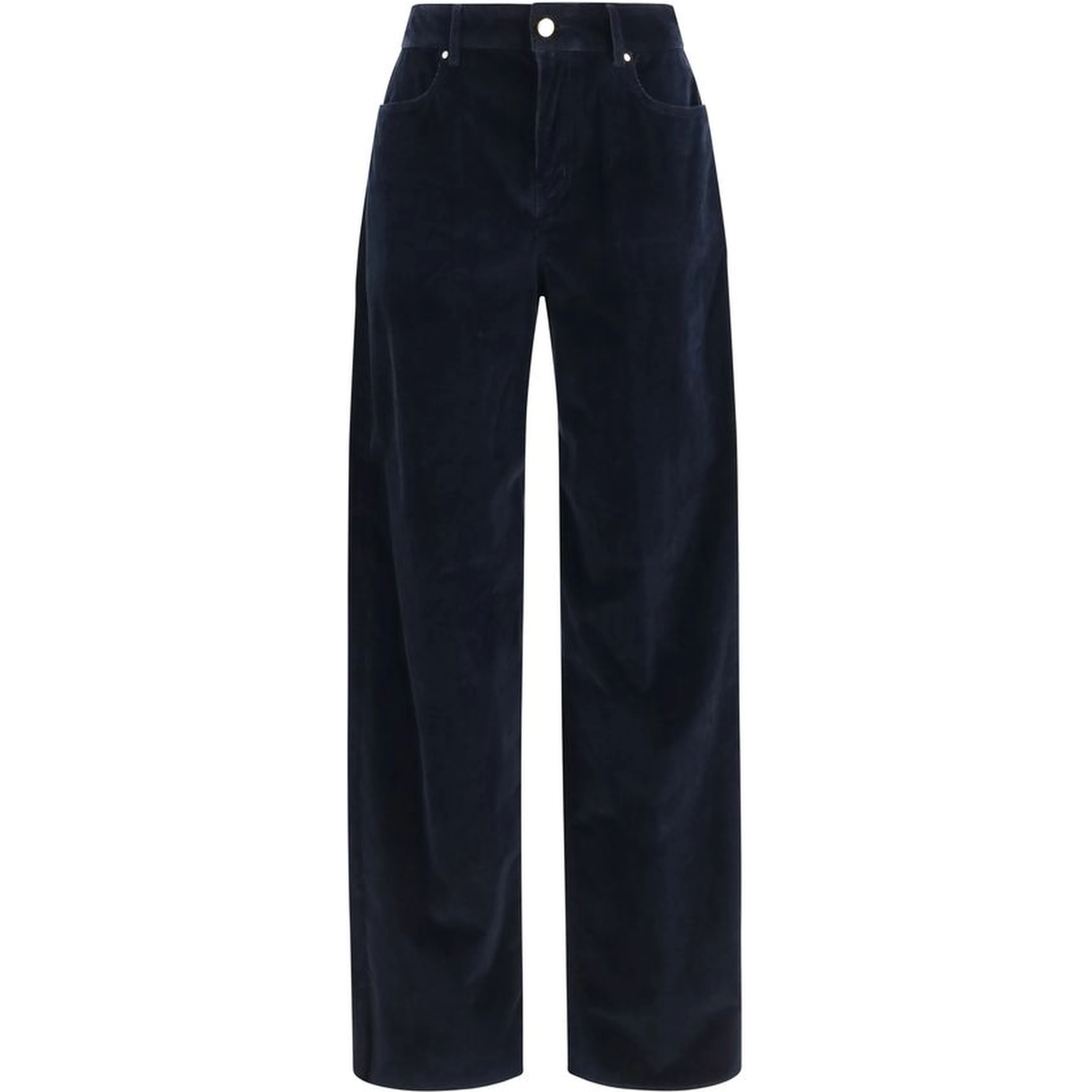 Blue Cotton Pants