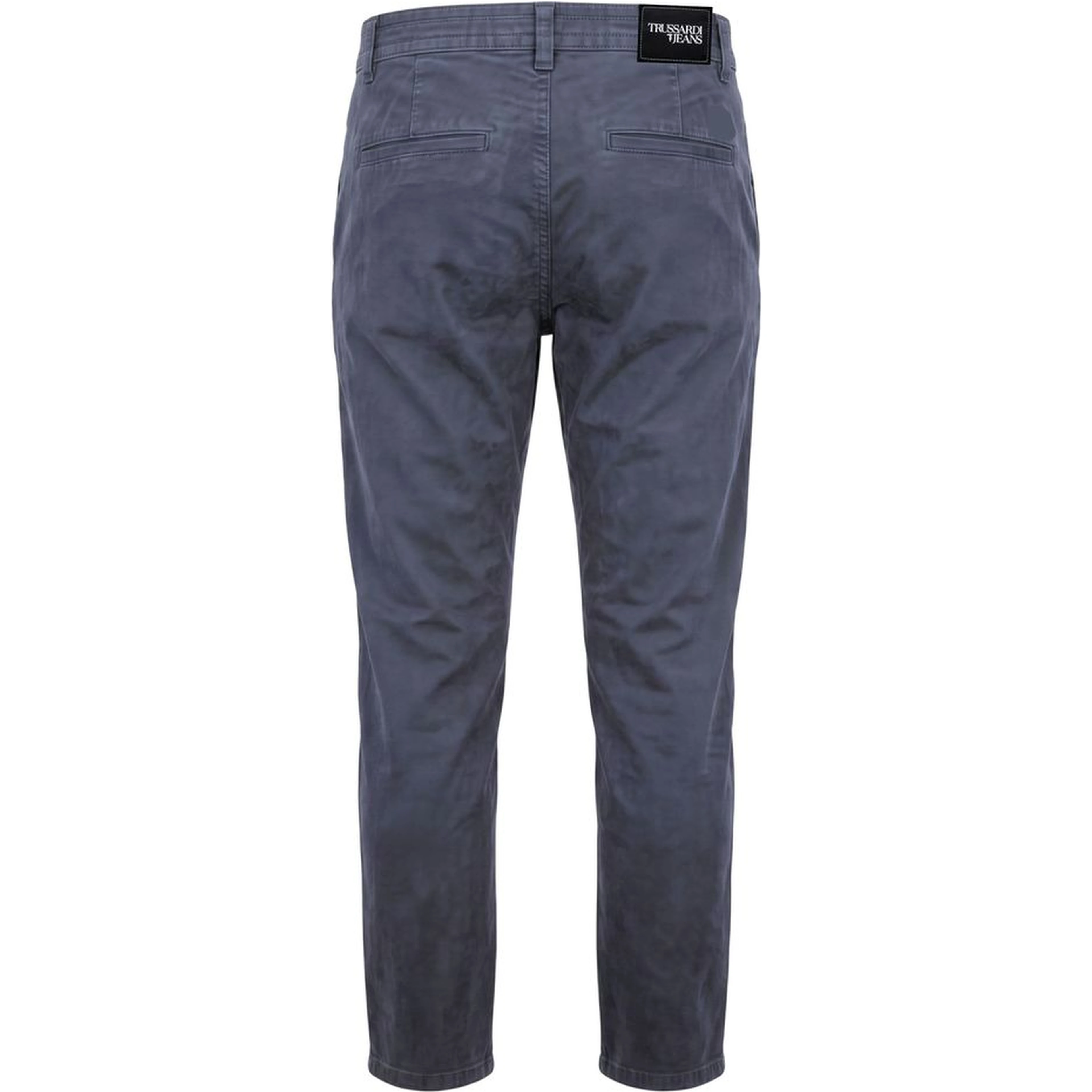 Blue Cotton Men Pant