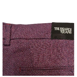 Red Cotton Men Pants