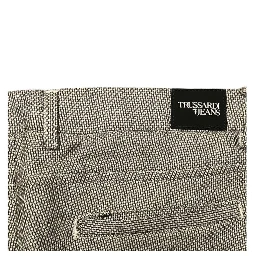 Brown Flax Men Trousers