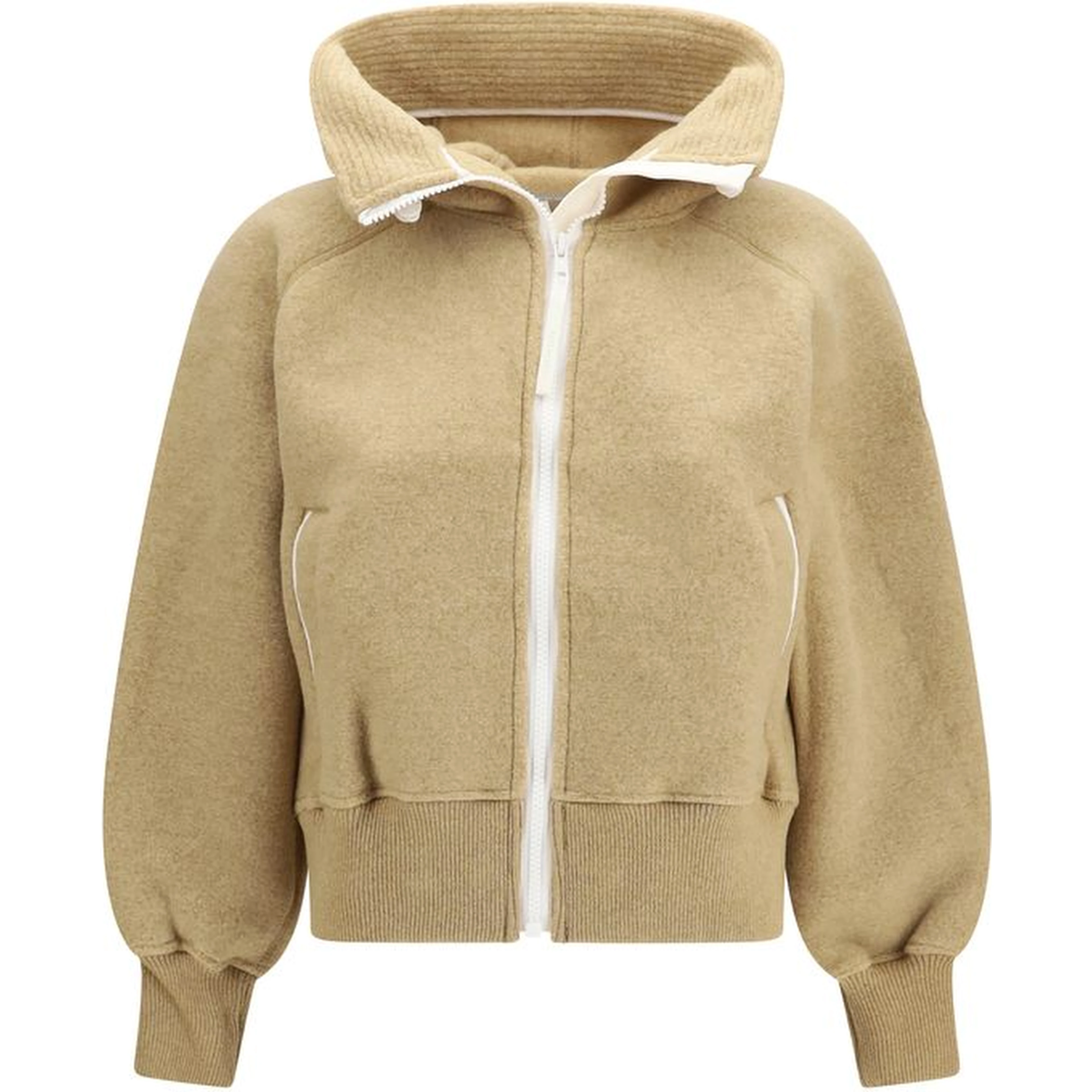 Brown Wool Oves Aries Bomber