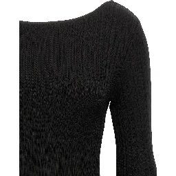 Black Viscose Mini Skirt