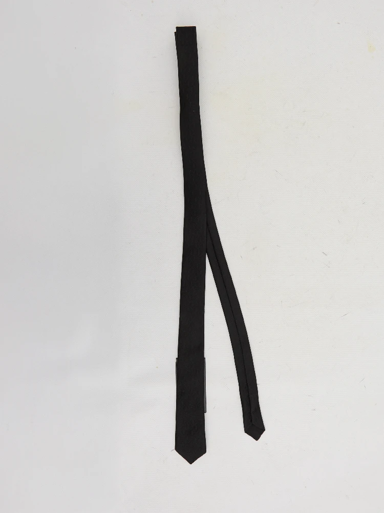 Monogram slim tie
