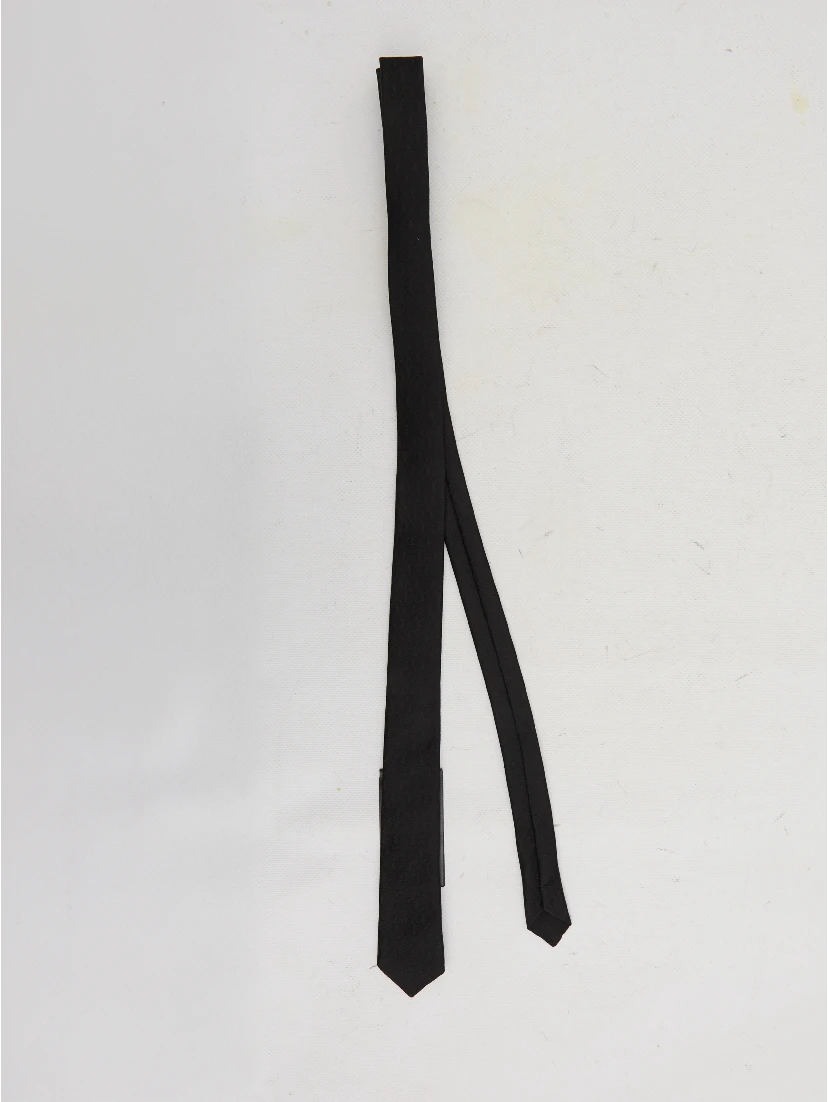 Monogram slim tie