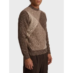 Beige crewneck pullover