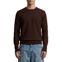 Tobacco crewneck pullover