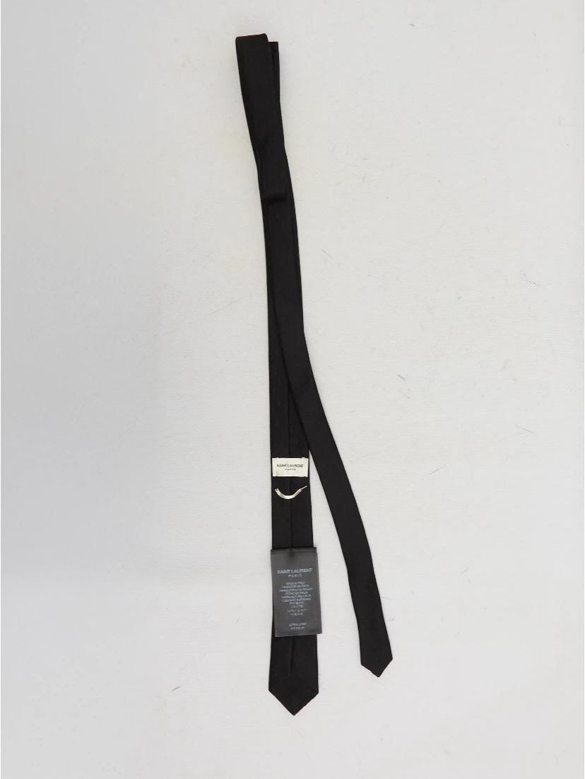 Monogram slim tie