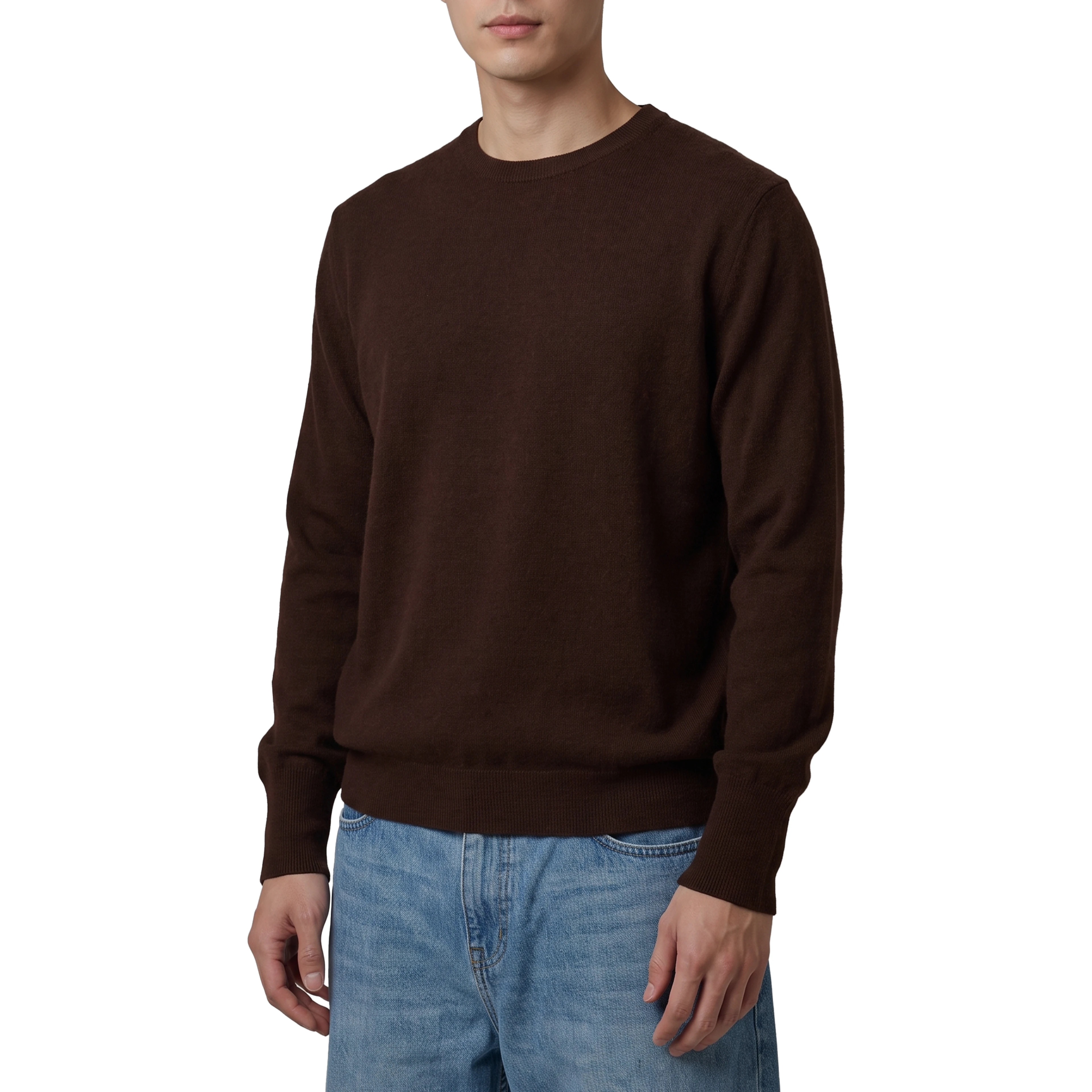 Tobacco crewneck pullover