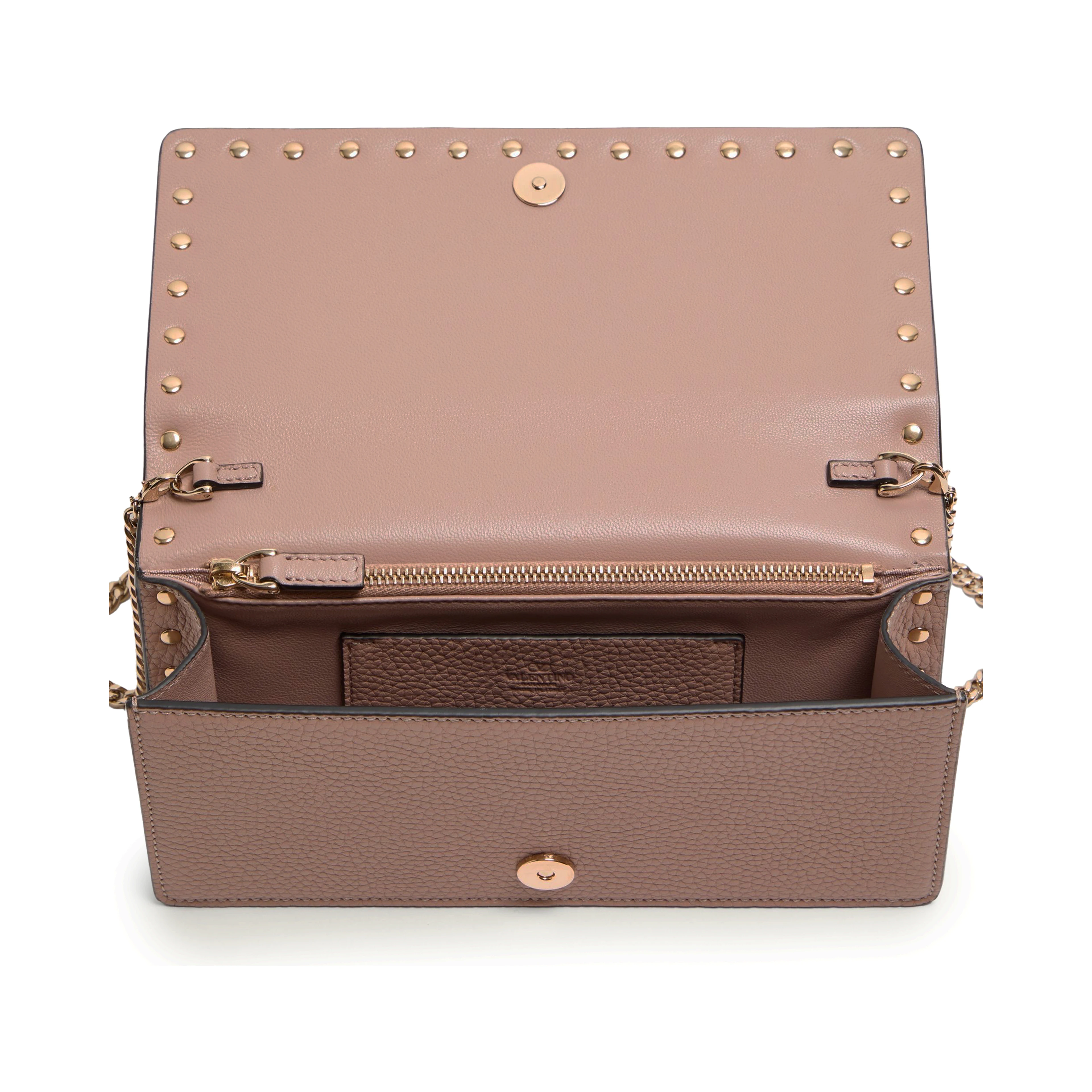 Poudre pink Rockstud wallet bag