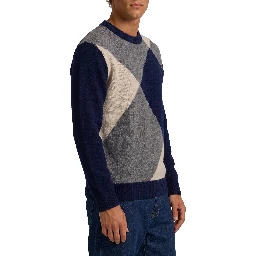 Blue crewneck sweater