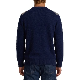 Blue crewneck sweater