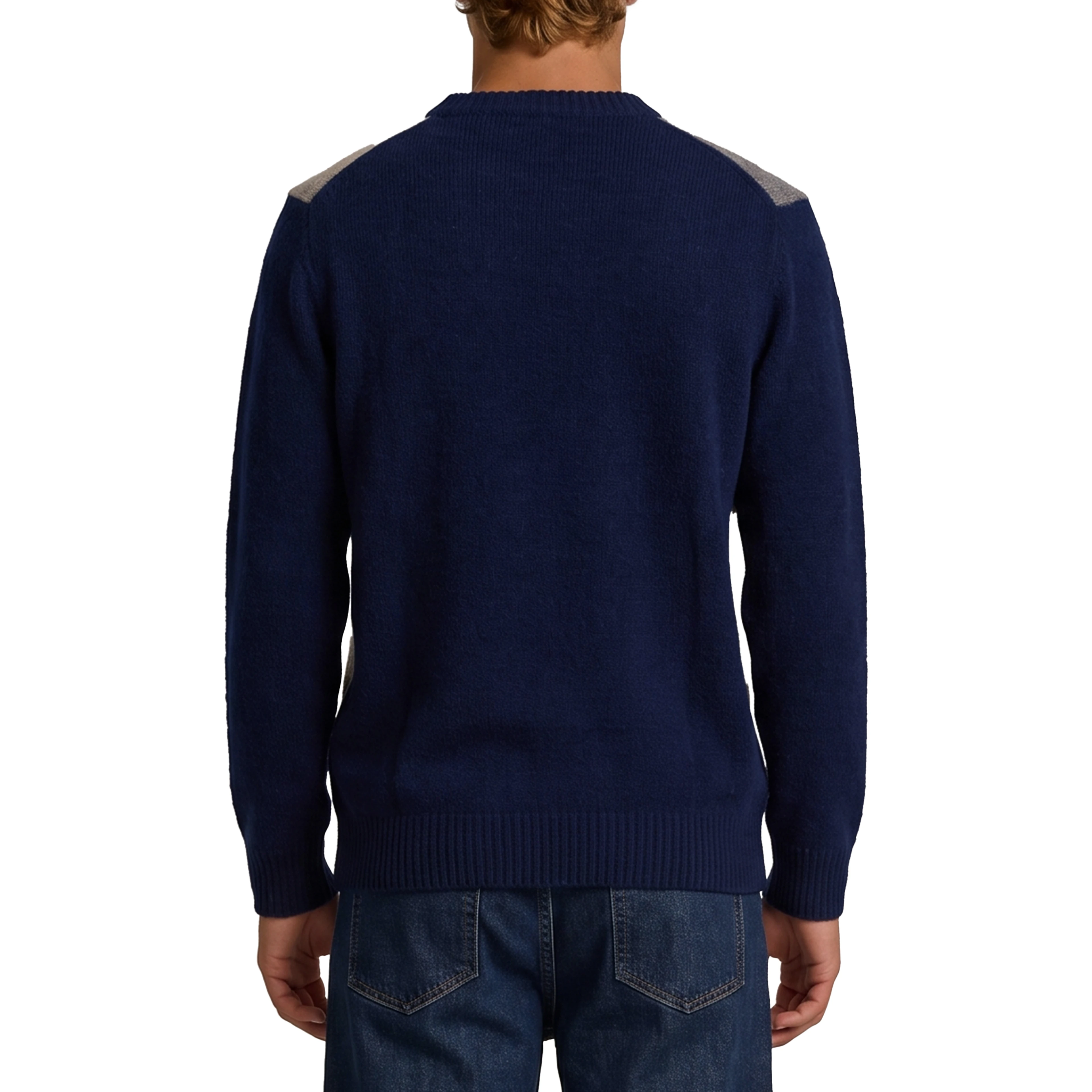 Blue crewneck sweater