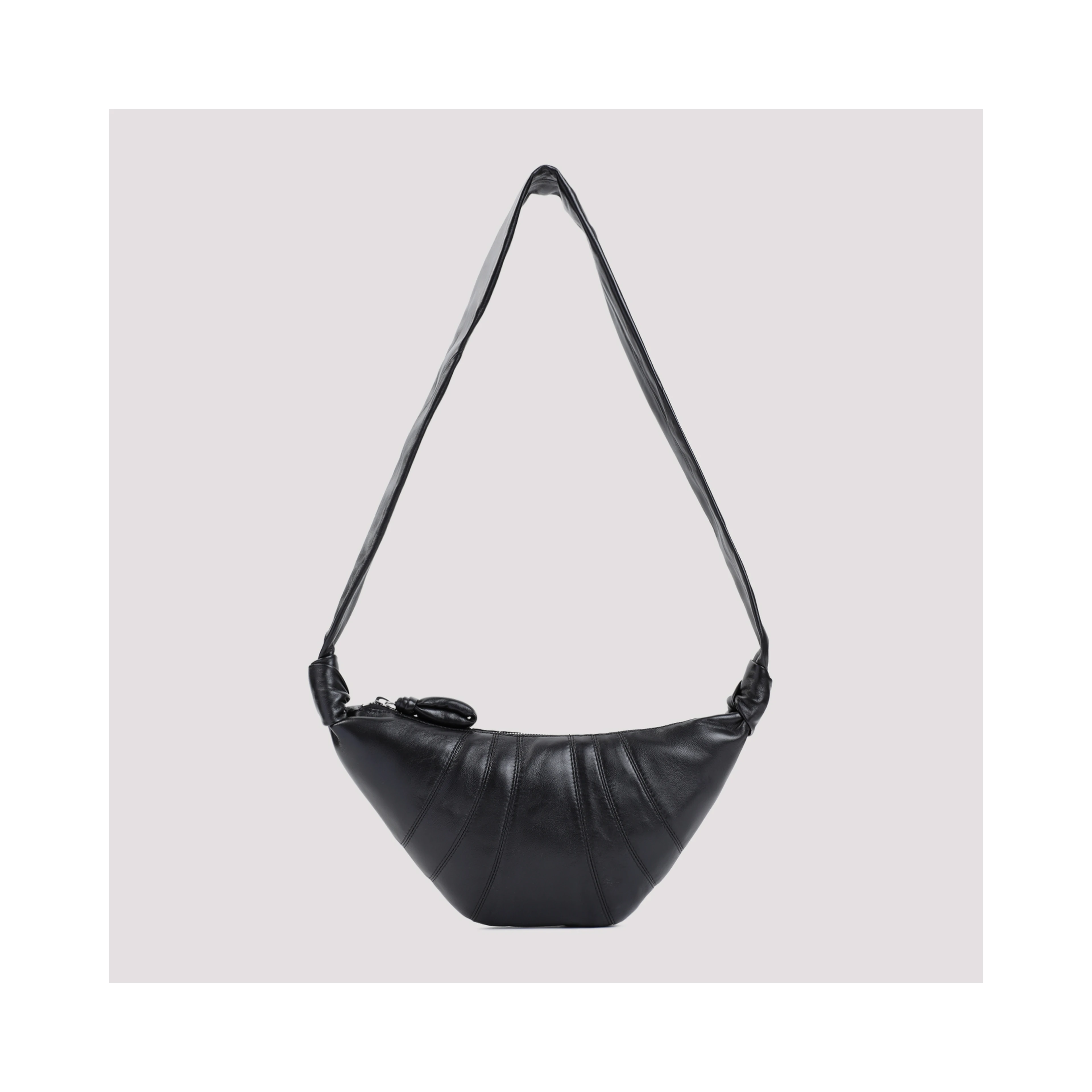 Lemaire Leather Croissant Zip Bag