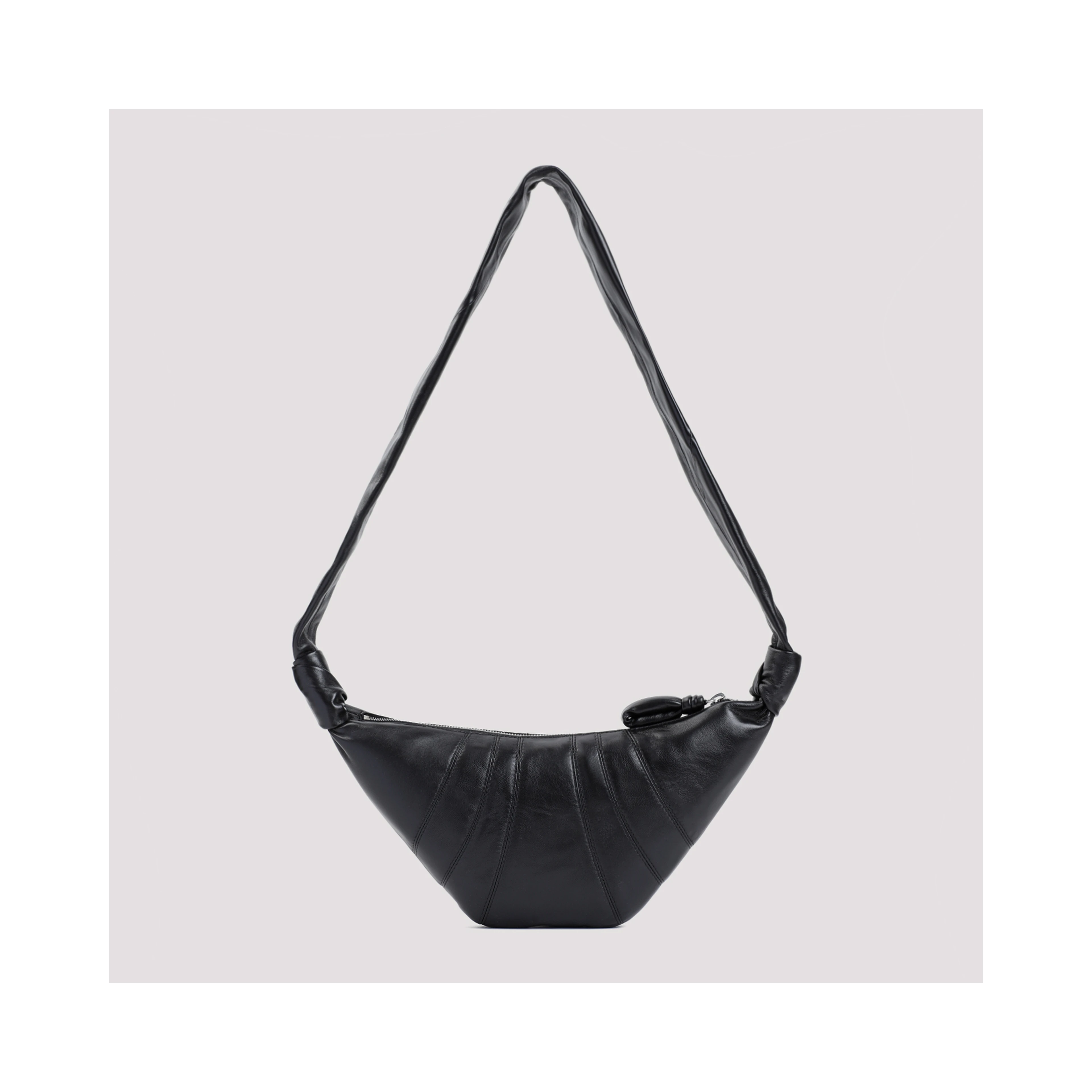 Lemaire Leather Croissant Zip Bag