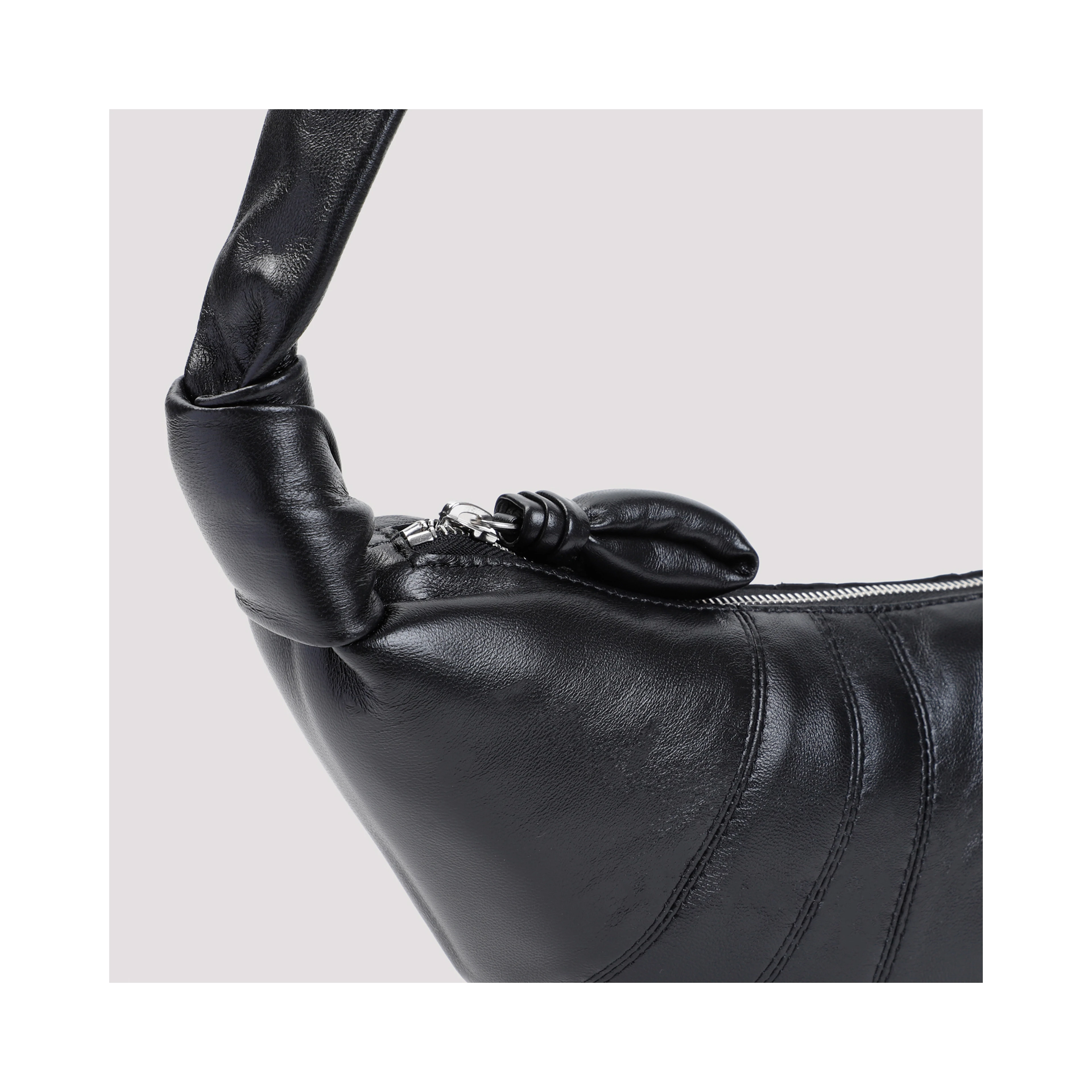 Lemaire Leather Croissant Zip Bag