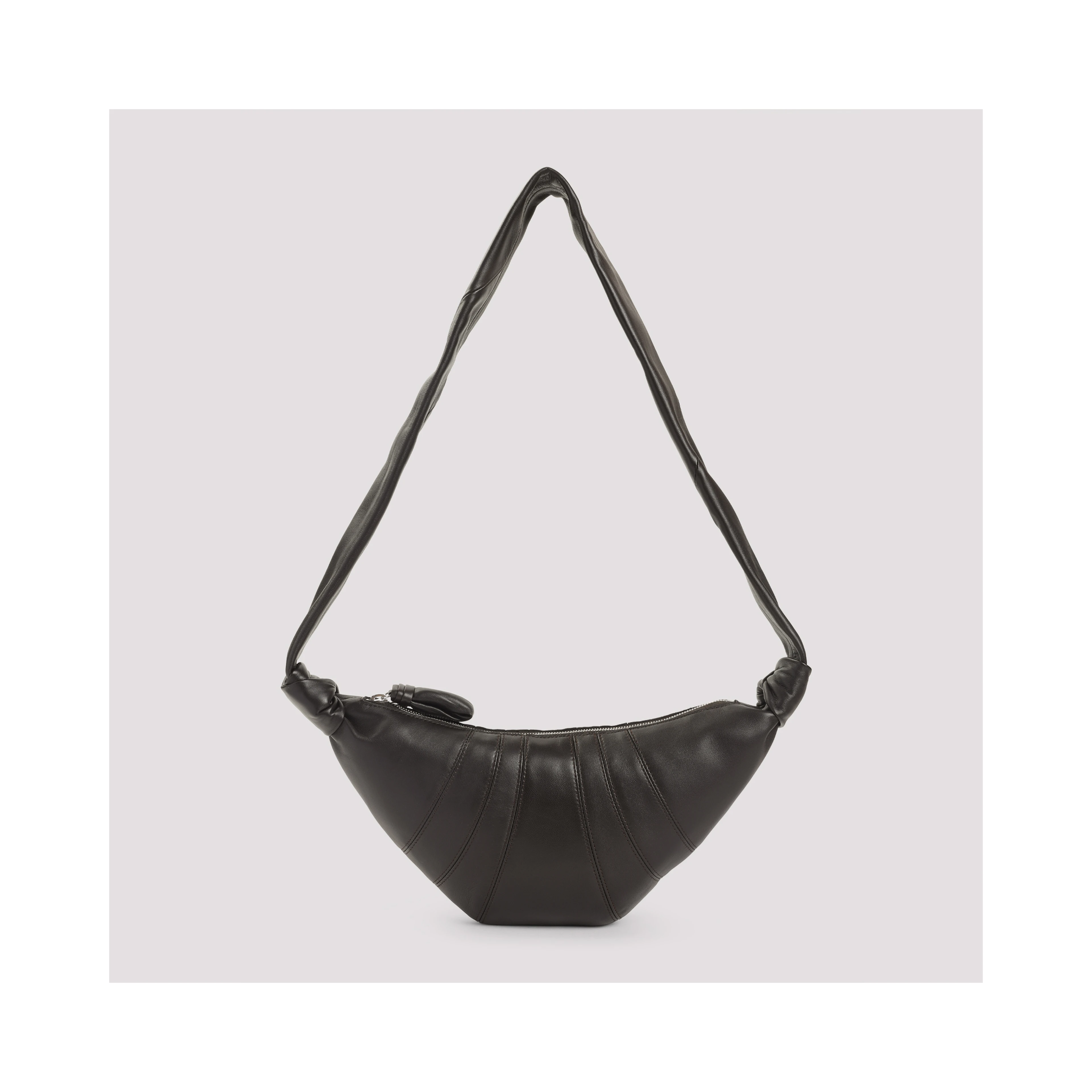 Lemaire Leather Croissant Zip Bag