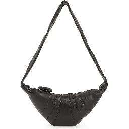Lemaire Leather Croissant Zip Bag