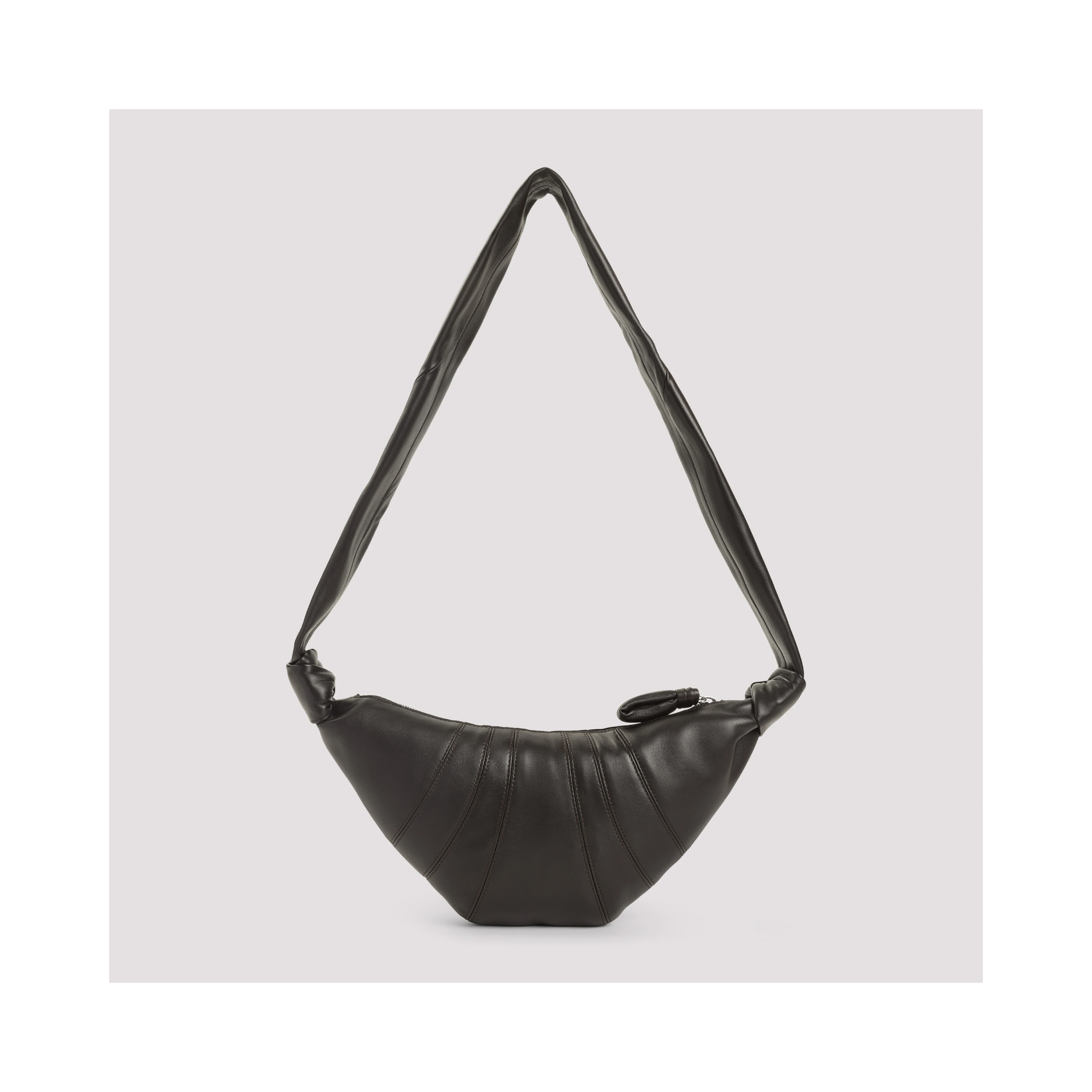Lemaire Leather Croissant Zip Bag