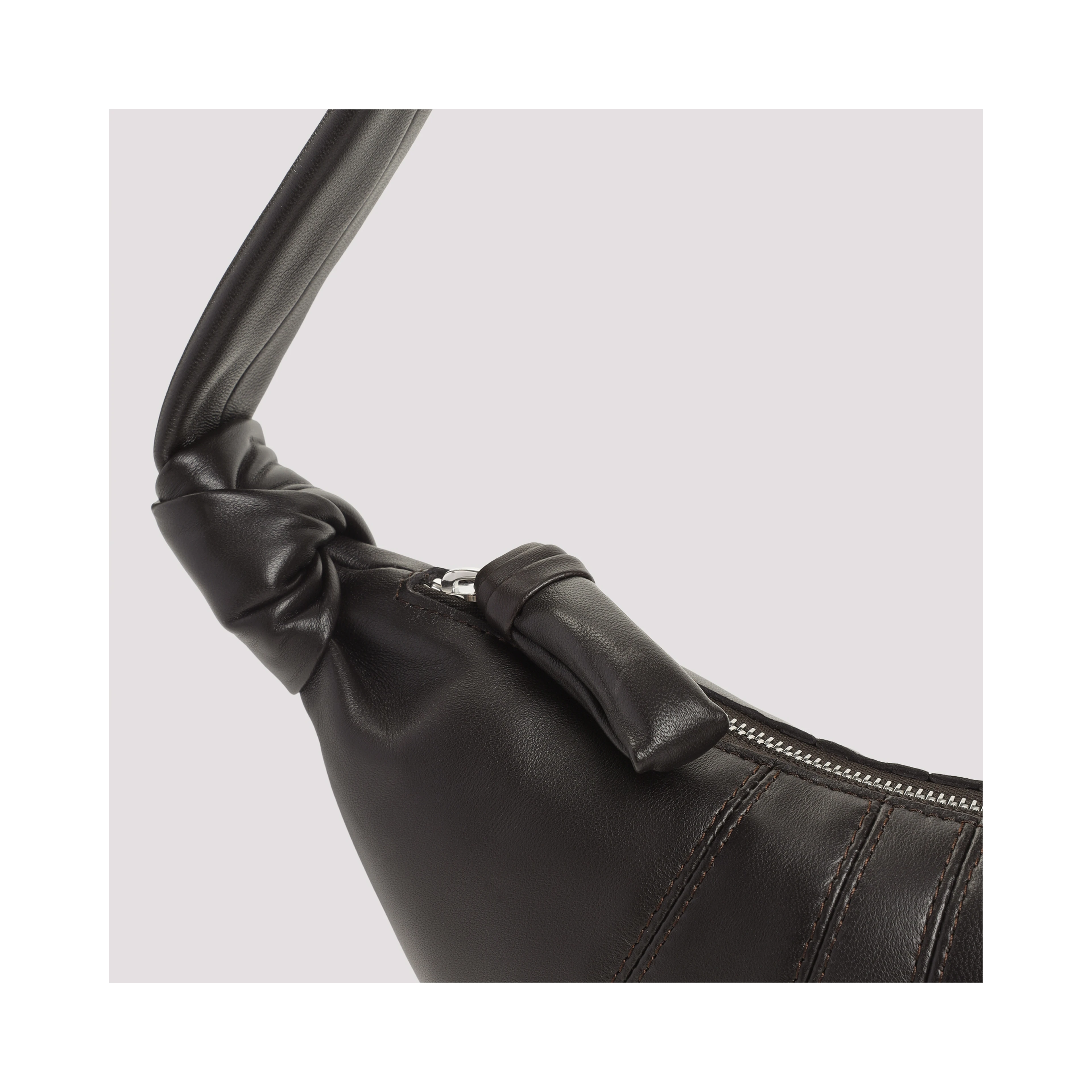 Lemaire Leather Croissant Zip Bag