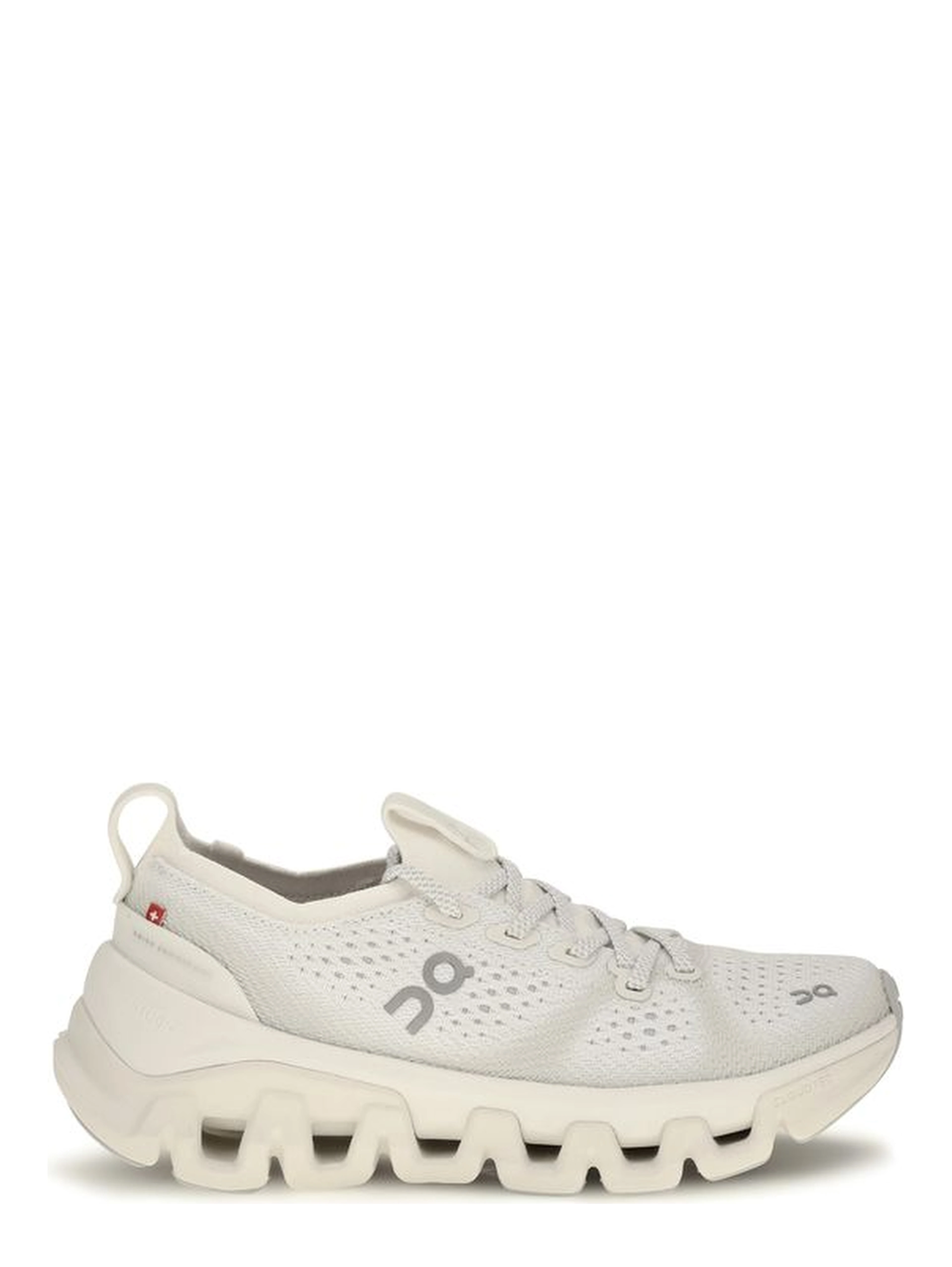 Beige Fabric Athletic Sneakers