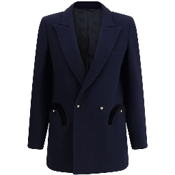 Blue Wool Oves Aries Blazer