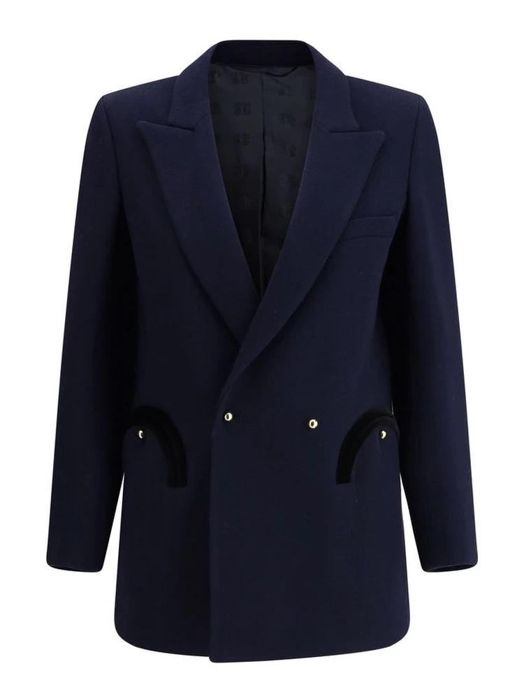 Blue Wool Oves Aries Blazer